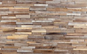 Detail image of wood wall.