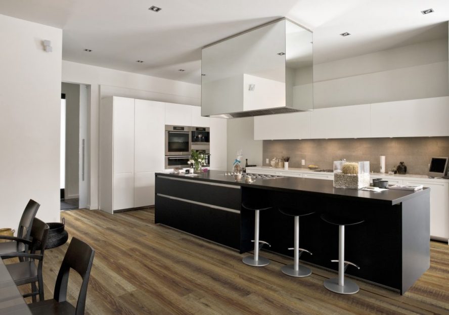 Image showing wood flooring in a kitchen.