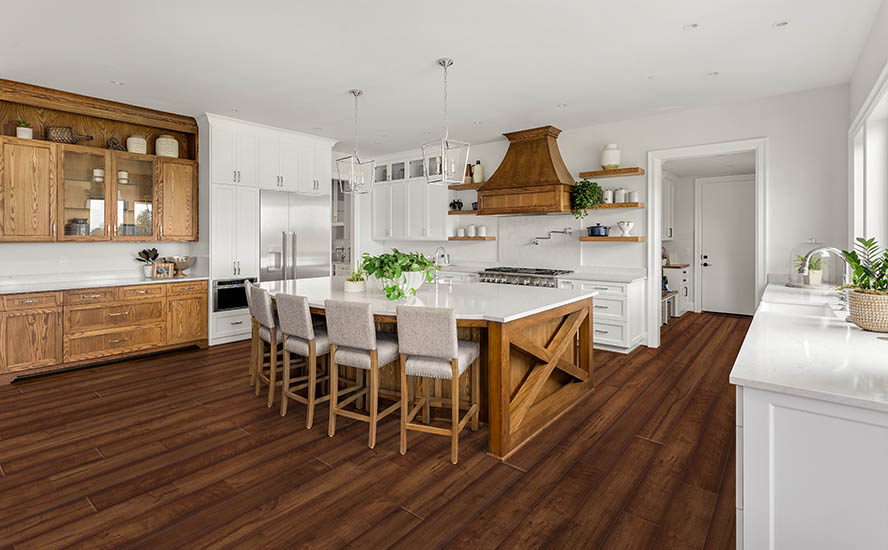 Image showing wood flooring in a room scene.