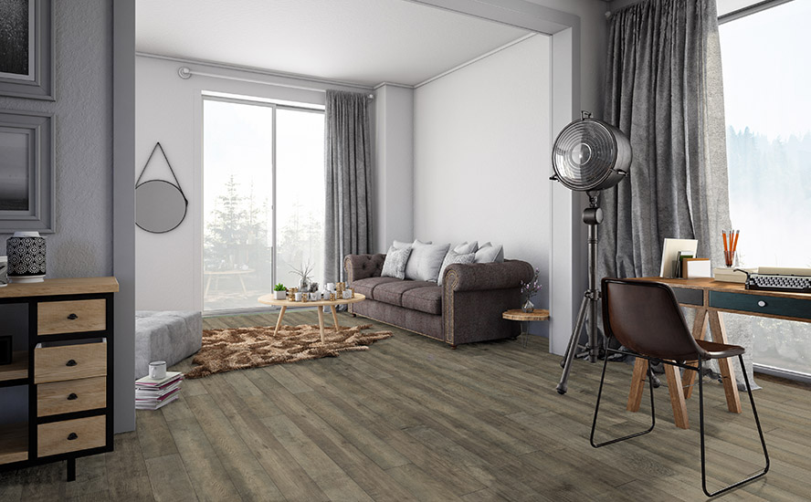 Image showing wood flooring in a room scene.