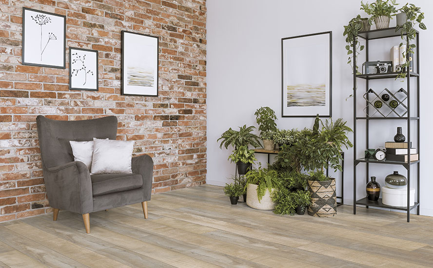 Image showing laminate flooring in a room scene.