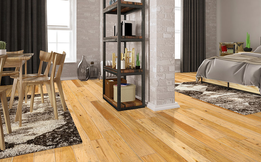 Image showing wood flooring in a room scene.