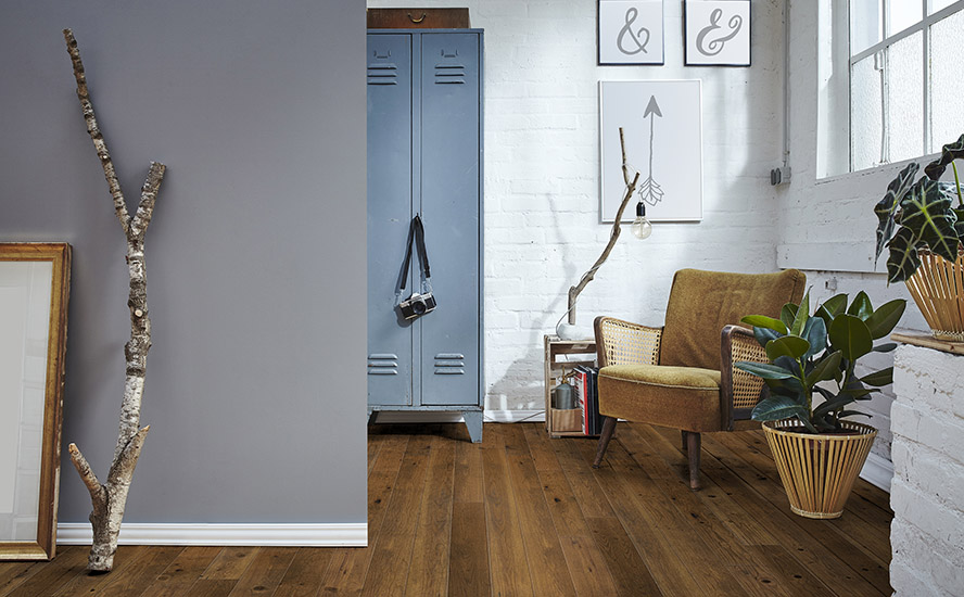 Image showing wood flooring in a room scene.