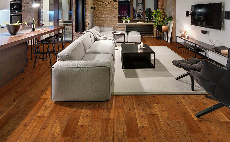 Image showing wood flooring in a room scene.