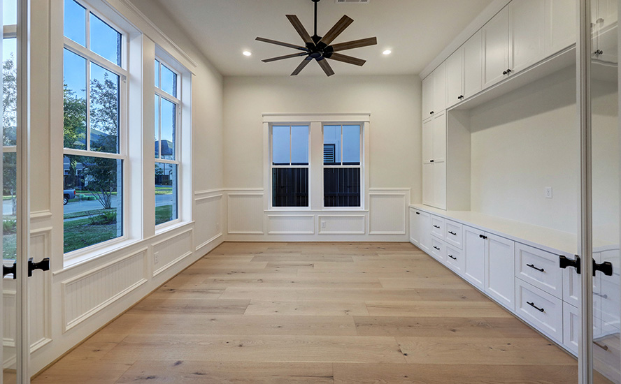 Image showing wood flooring in a room scene.