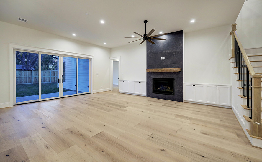 Image showing wood flooring in a room scene.