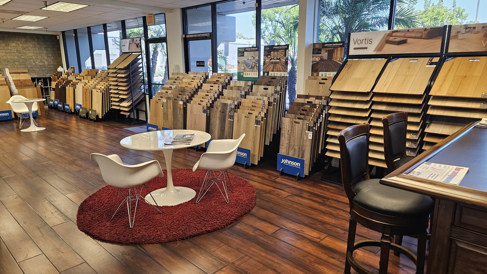 Johnson Hardwood showroom City of Industry CA flooring display