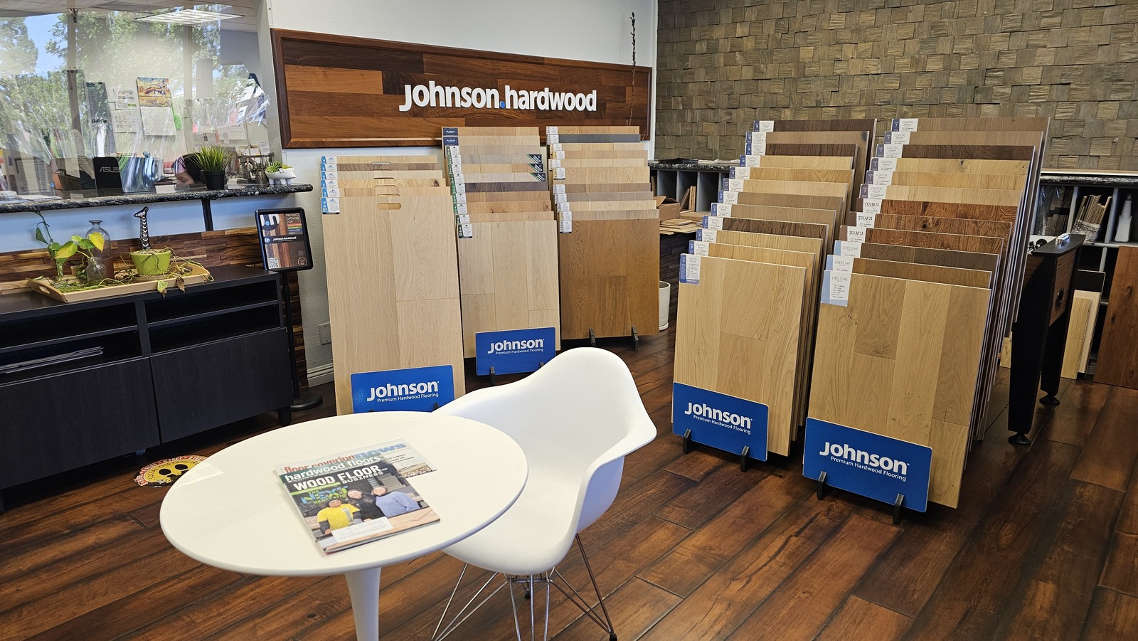 Johnson Hardwood showroom interior City of Industry California